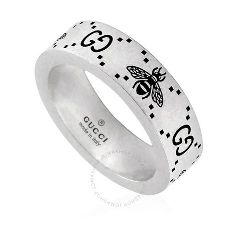 gucci silver bee ring